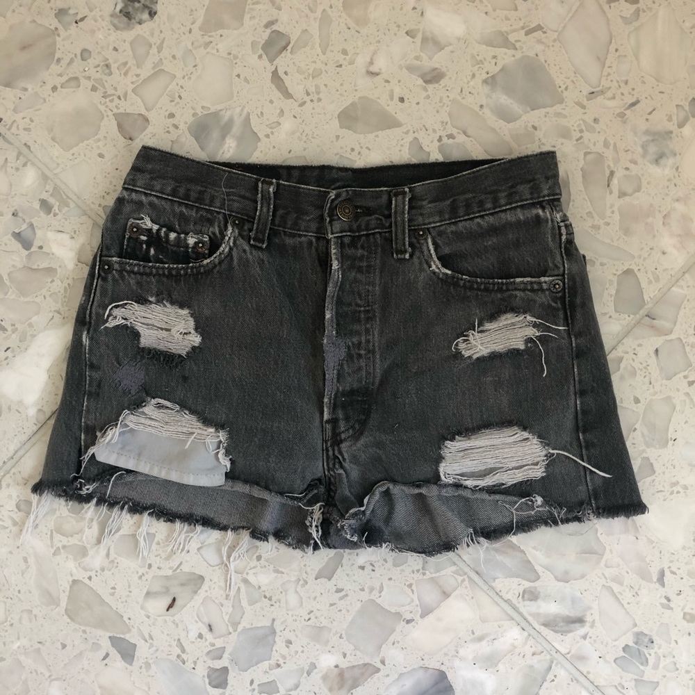 Vintage Levi’s Distressed Denim Shorts